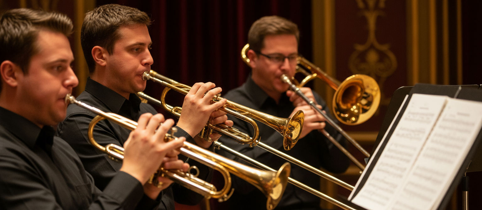 Muzikanten tijdens een uitvoering